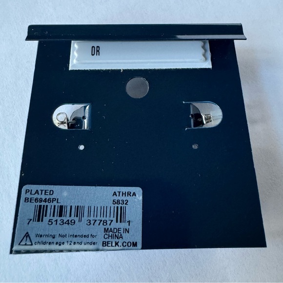 NEW Women’s Fine Silver Plate Cultured Pearl Earrings by Belk Silverworks NWT - Picture 2 of 4